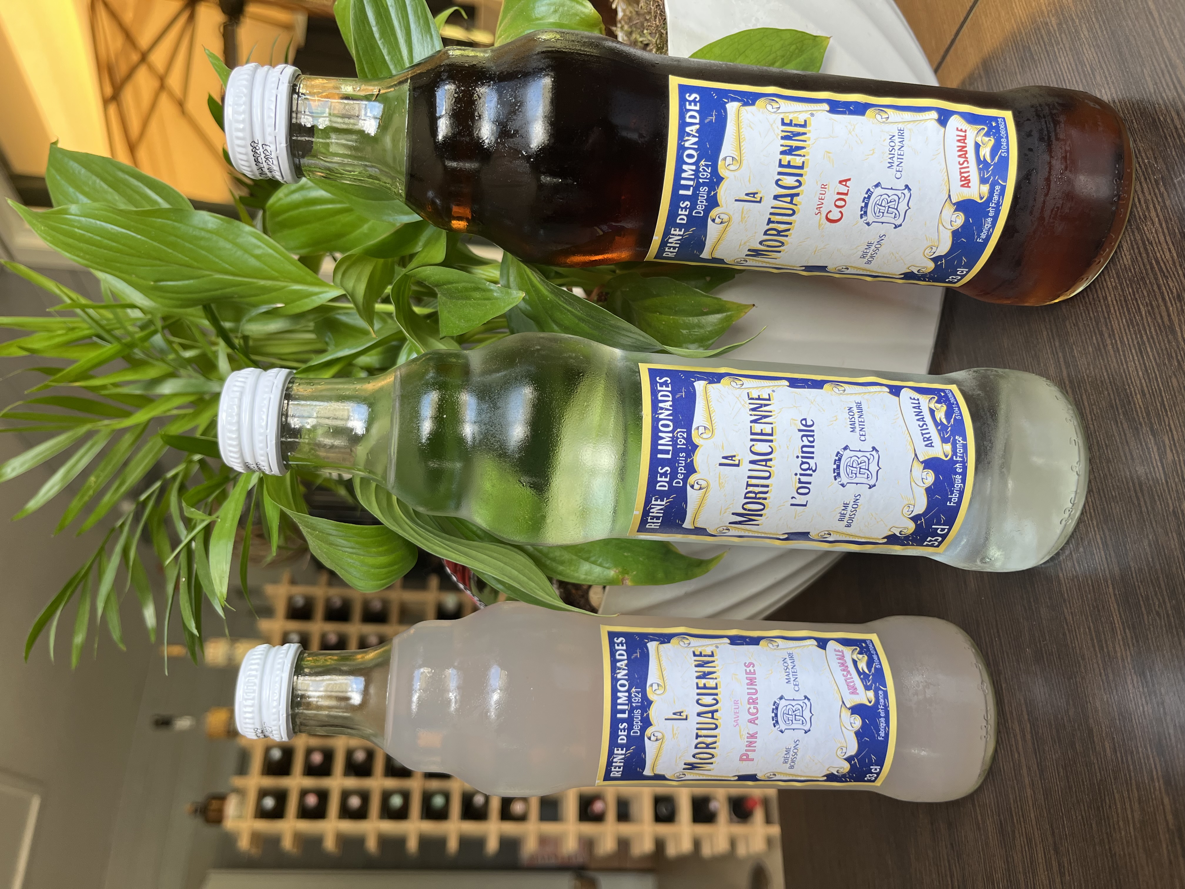 Une grande carte de boissons