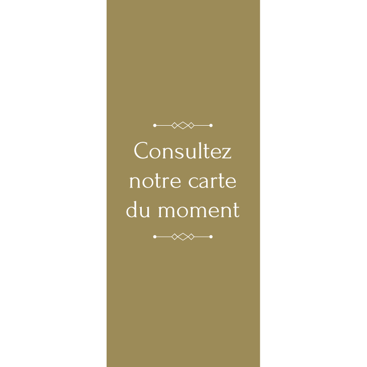La carte du restaurant